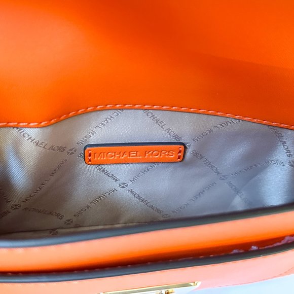 Michael Kors Sloan Editor Small Flap Belt Bag Fanny Pack Clutch Poppy - Picture 10 of 13